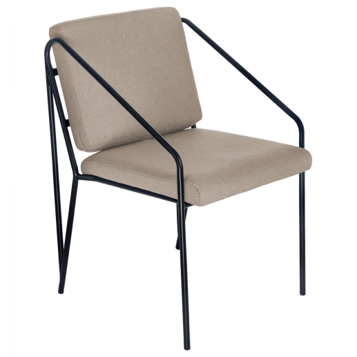 Produto Poltrona cadeira estofada Bergen nórdico escandinavo