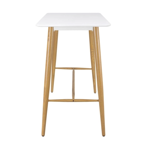 Produto Mesa alta bancada retangular 60 x 120 cm - Branco