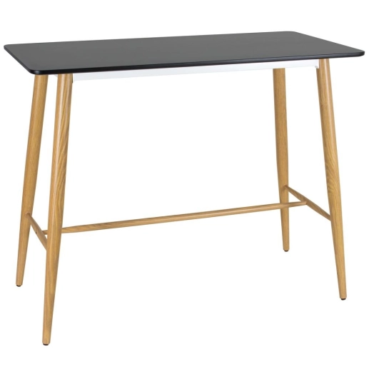Produto Mesa alta bancada retangular 60 x 120 cm - Preto