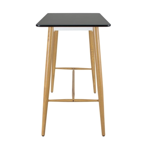 Produto Mesa alta bancada retangular 60 x 120 cm - Preto