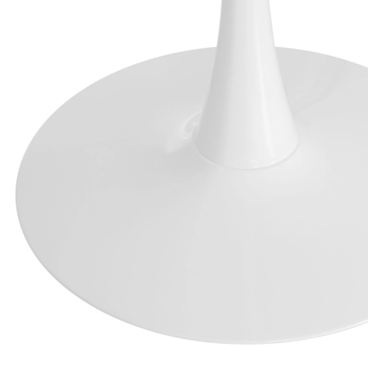 Mesa de Jantar e cozinha Redonda 120 cm Tulipa com Tampo em MDF Laqueado - Branco Produto Mesa de Jantar e cozinha Redonda 120 cm Tulipa com Tampo em MDF Laqueado - Branco