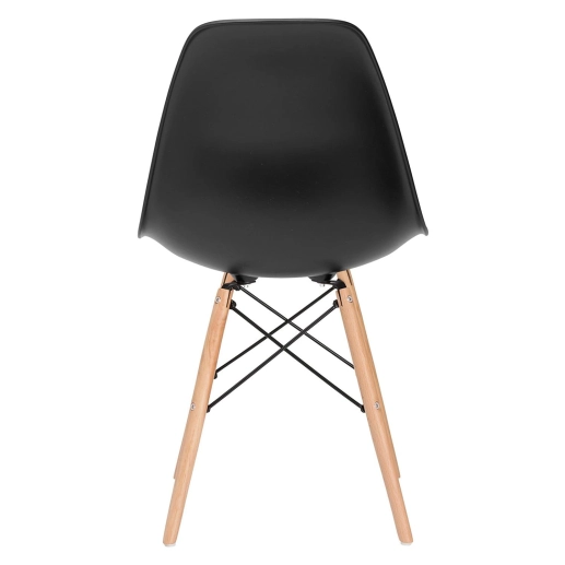 Produto Mesa retangular Eames 60 x 120 cm preto + 2 cadeiras Eiffel DSW - Preto