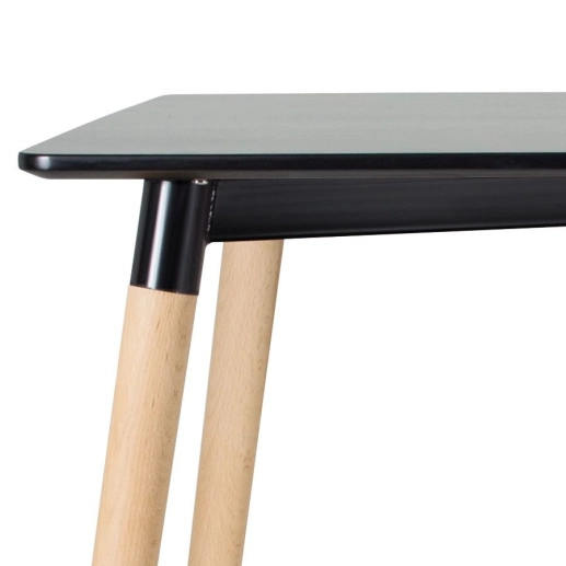 Produto Mesa de jantar retangular Eames - 60 x 120 cm - Preto