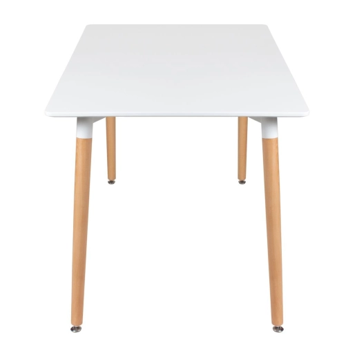 Produto Mesa de jantar retangular Eames 80 x 140 cm + 4 cadeiras Eiffel DSW - Cinza claro