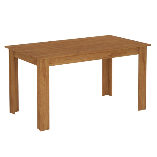 Produto Mesa de Jantar Valência Laráz Retangular com tampo em Madeira 135x75 cm