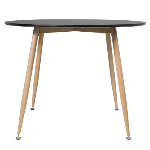 Produto Mesa redonda jantar cozinha varanda Clarice 100 cm - Preto