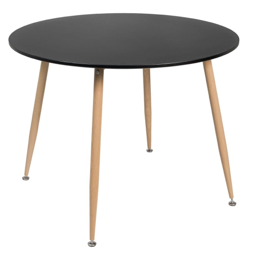 Produto Mesa redonda jantar cozinha varanda Clarice 100 cm - Preto