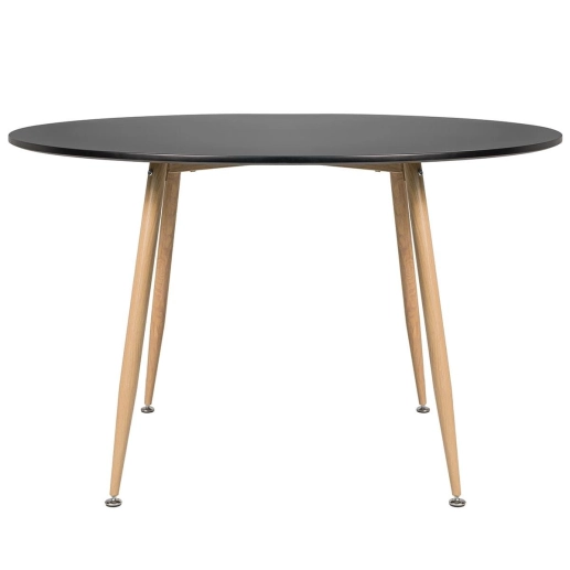 Produto Mesa redonda jantar cozinha varanda Clarice 120 cm - Preto