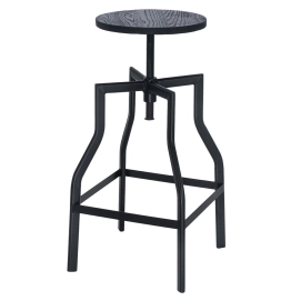 Produto Banqueta giratória industrial Turner - Preto